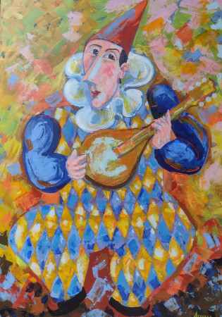 Saltimbanco 130x90 cm R$ 5000