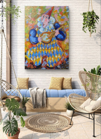 Saltimbanco 130x90 cm. R$ 5000