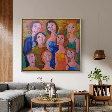 "Pessoas" 127x150 cm. R$ 8000